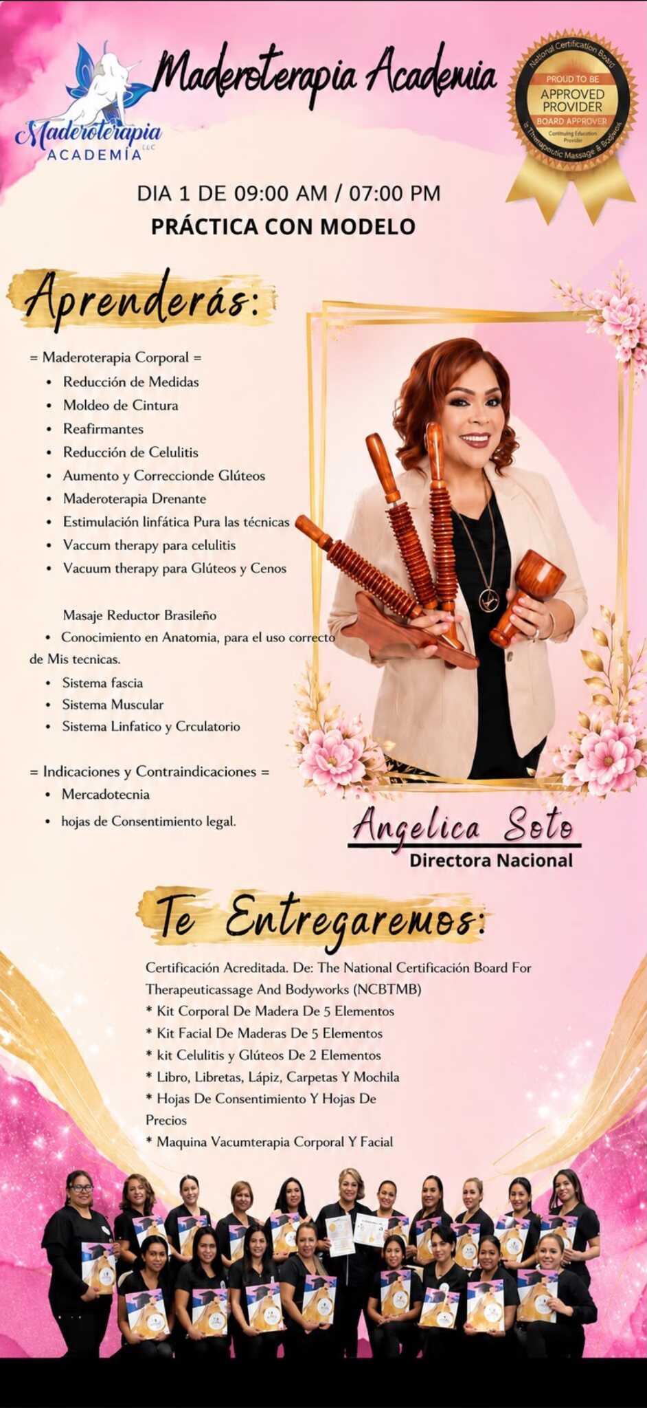 Programa oficial del Día 1: Maderoterapia corporal