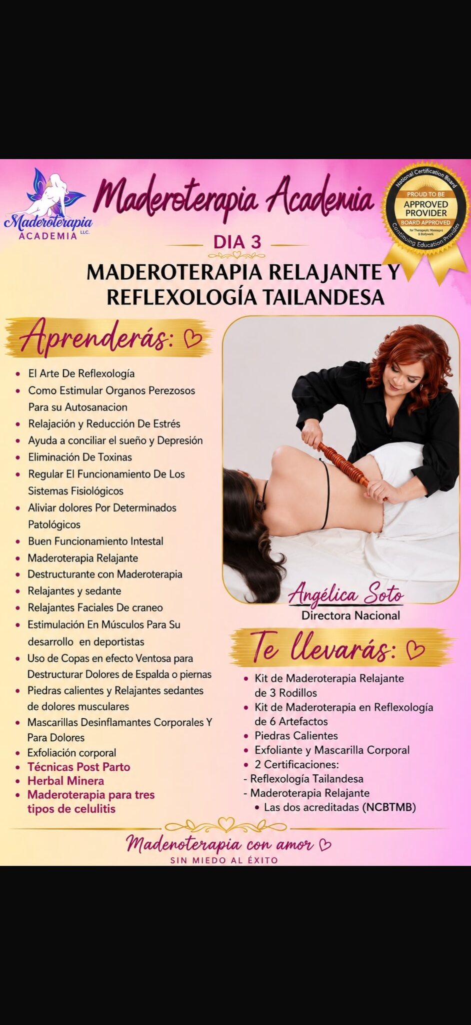 Programa oficial del Día 3: Relajante y reflexología tailandesa